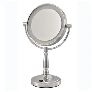 BX Hollywoodโต๊ะUSBแบตเตอรี่Desktop LED Make up Mirror Vanityไฟสำหรับห้องนอน