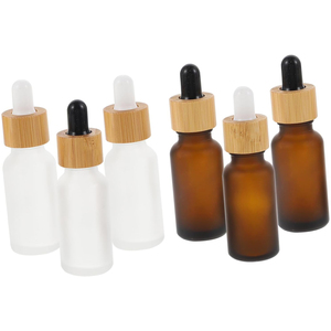 10ml-200ml Clear Amber Black Blue Green Frost Finish Glass Dropper <b>Bottles</b> for Essential Oil Face Serum & Skin Care Cream - Product Image 1