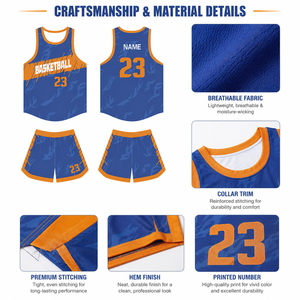 Set di Uniformi da Basket Personalizzate Premium con Sublimazione, Nomi e Numeri delle Squadre Pronti all'Uso, Loghi Autorizzati per la Francia, Basso MOQ - Product Image 4