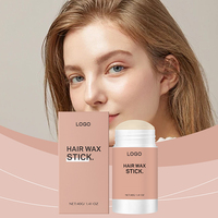 Vente chaude, logo personnalisé, marque privée, pommade coiffante hydratante biologique pour cheveux, cire pour cheveux en bâton