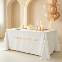 Nappe de fête d'anniversaire, impression quadricolore CMYK, personnalisation du motif, du logo et de la taille