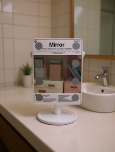 Specchio Rettangolare da Tavolo in Vetro Minimalista per Uso Domestico con Ingrandimento 1x - Product Image 2