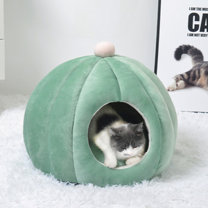 Lit pour chat orthopédique apaisant, respirant, doux, durable, en velours lavable, mousse, fausse <span class=keywords><strong>fourrure</strong></span>, avec base antidérapante - Product Image 4