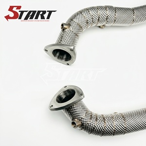 Collecteur d'échappement haute performance pour Maserati Quattroporte M139 4.7L V8 Sport GT S 2008-2012 en acier inoxydable sans catalyseur - Product Image 4