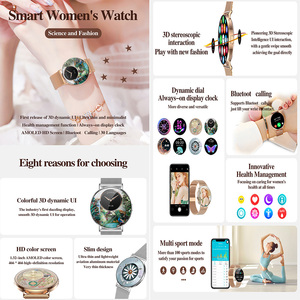 Monitor de Salud H06 con Pantalla 3D para Llamadas, Transmisor y Receptor de Audio, Material ABS, Dorado y Plateado - Product Image 4