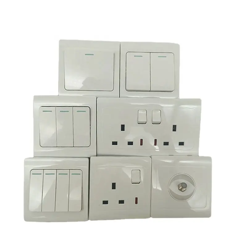 Durable Flush Mounted Bell Switch on the Door and Wall