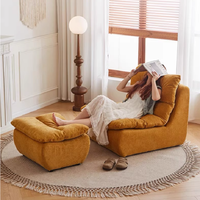 Sofá Cama Convertible Moderno con Compresión al Vacío, Sillón Reclinable para Balcón, Sala de Estar, o Casa Pequeña, Conjunto de Sillas de Descanso