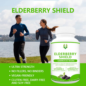 Capsules de Sureau à Marque Blanche 3X Vitamine C Extrait d'Échinacée pour Renforcer l'Immunité Capsules de Fruit de Sureau - Product Image 5