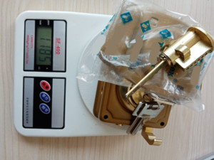 Serrature per Porte del Mercato Sudamericano con Due Bulloni Rotondi, Placche Dorate per Porta, <span class=keywords><strong>Serratura</strong></span> a Scrocco - Product Image 5