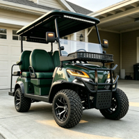 Voiturette de golf à essence nouvelle génération, buggy utilitaire à essence avec options de peinture personnalisables et grand coffre arrière