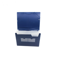 Porte-documents extensible en plastique pour l'organisation scolaire et de bureau