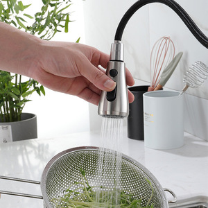 Смеситель кухонный с вытяжным опрыскивателем - Product Image 1