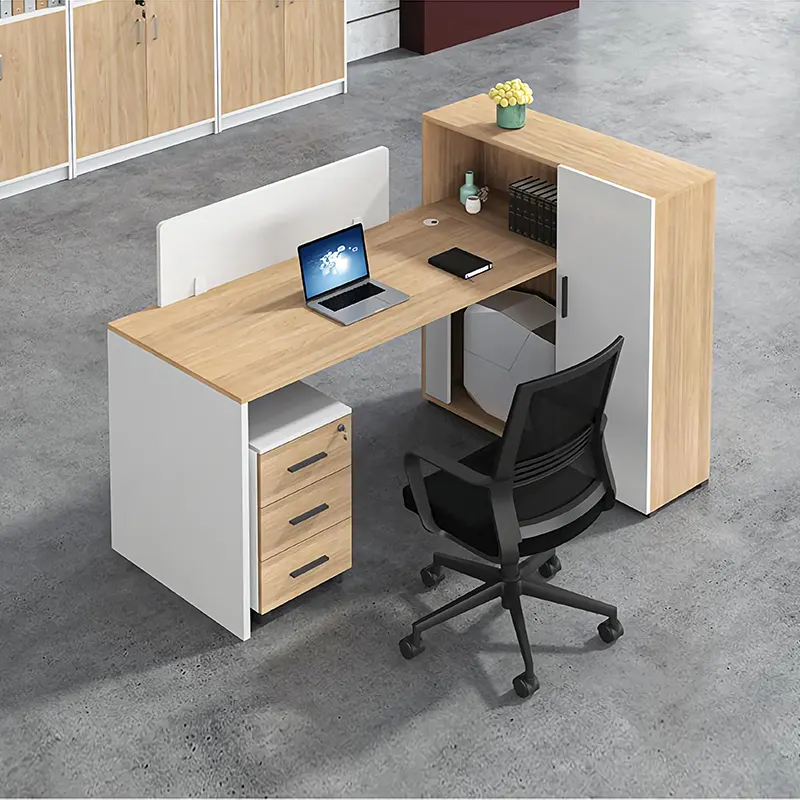 ZItai Executive 2 4 6 personas set estación de trabajo de oficina sillas modernas estación de trabajo de oficina cubículo de oficina de madera estación de trabajo