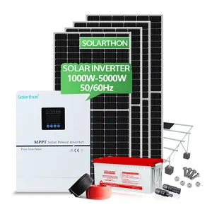 Solarthon Single Phase Frequency Inverter Solar Inverter Price 3Kw 5Kw Hybrid Inverter For Home