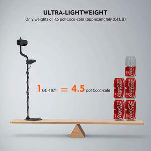 21 yüzyıl yeni yükseltilmiş yeraltı hazine metal dedektörü MD-1071 profesyonel yeraltı altın metal dedektörü - Product Image 5