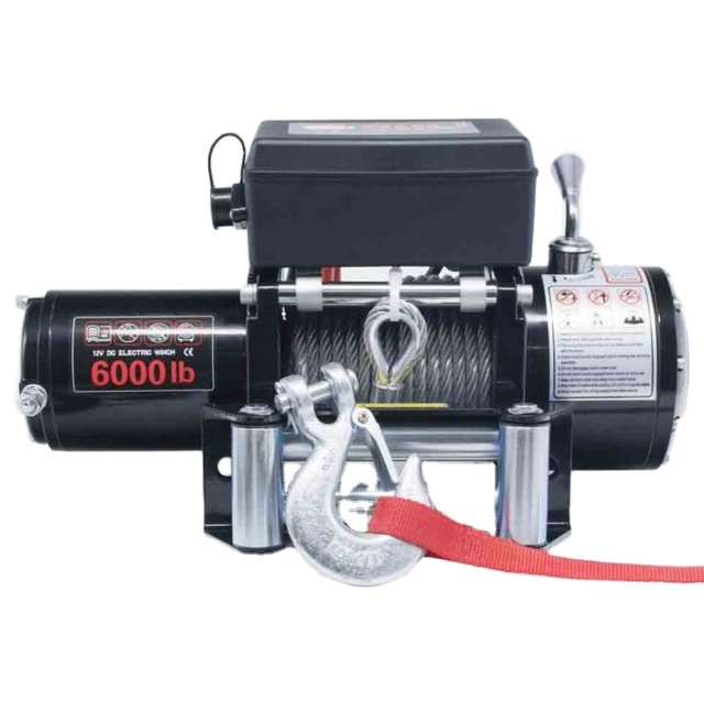 Vanbon 6000lbs DC 12v Electric Car Winch Small Steel Wireless Remote Control Winch