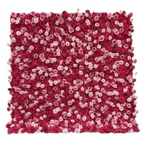 Mur floral artificiel en soie 8x8 pieds, roses artificielles, toile de fond de mariage, mur photo Instagram-worthy, mur de fleurs artificielles d'extérieur