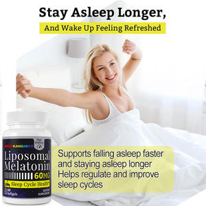 Supplément de mélatonine pour le sommeil profond aide à réguler et améliorer les cycles du sommeil Gélules de mélatonine liposomale vente en gros - Product Image 4