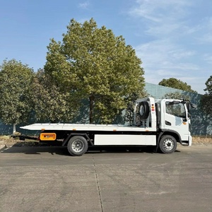 New Condition 4Ton Flat <b>Bed</b> Road Wrecker Tow Truck for Sale - Product Image 4