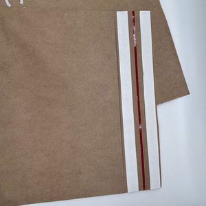 Bolsas de Correo de Papel Kraft Marrón Reciclables Biodegradables con Logotipo Personalizado, Bolsas de Envío Ecológicas Impermeables con 2 Correas - Product Image 2