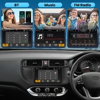 Lecteur MP5 2 Din pour voiture Podofo 9'', autoradio avec Carplay/Android Auto sans fil pour Kia Rio 2012-2015, GPS/WiFi, fournisseur en gros