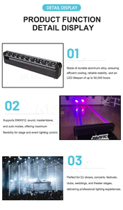 DJ DISCO 10x20W ลำแสงพิกเซลไฟ LED แบบขยับหัวสำหรับบาร์โรงแรม KTV - Product Image 5