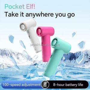 Ventilateur à main miniature Jarvis, ventilateur électrique à batterie, jet de refroidissement personnel turbo avec pulvérisation pour application automobile - Product Image 5