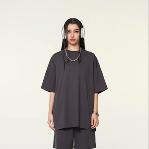 High Quality Men's Summer T-Shirts Loose Plus Size Short Sleeve Cool Sorona Fabric Customizable Logo Available Solid Colors - Product Image 6