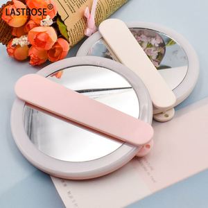 Handheld Mini Makeup <b>Mirror</b> OEMFoldable Led Hand <b>Mirror</b> Pocket Vanity <b>Mirror</b> With Led Light - Product Image 5