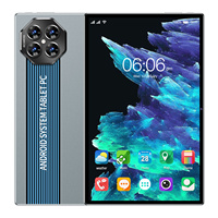 Tablette de divertissement portable ultra-mince de haute qualité MAX80, corps noir, argenté et bleu luxueux, résolution HD 1280*800