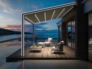 Açık su geçirmez yüzme havuzu geri çekilebilir çatı tente PVC Pergola gölgelik - Product Image 2