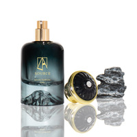 OEM Personnalisé 30ml 50ml 100ml Rond Portable Vide Fond de Montagne Unique Vaporisateur de Parfum avec Couvercle