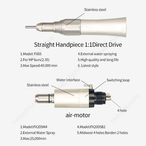 Turbine à Air comprimé 1:1 contre Angle, ensemble de pièces à main, faible vitesse, nouveau modèle 2020 - Product Image 4
