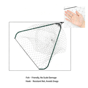 Épuisette télescopique pliable en aluminium avec filet WPE léger pour gros poissons, spécialement conçue pour la pêche à la carpe et au <span class=keywords><strong>feeder</strong></span>, matériel de pêche - Product Image 4