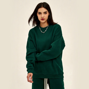 Women Sweatshirt Long Sleeve Crew Neck Pullover Fleece Lined Casual <b>Winter</b> <b>Top</b> - Product Image 1