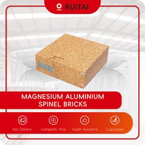 Brique réfractaire en spinelle d'alumine de magnésie de qualité supérieure avec une excellente résistance au choc thermique - Product Image 1