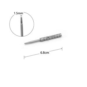 เครื่องมือเจาะผิวหนัง Yuanmei ขนาด 1.0 มม. ทำจากสแตนเลส สำหรับกำจัดสิวเสี้ยนและรักษารอยแผลเป็นจากสิว - Product Image 5