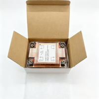 Refroidisseur de processeur à chambre à vapeur haute performance 240W avec ailettes en cuivre LGA4189 V72 2U 0.3mm 113x78x25mm Personnalisé OEM ODM Usine MOQ 1 pièce