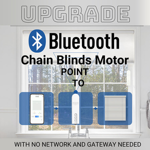 Tapparella Motorizzata Intelligente Tuya con Bluetooth, Alimentata <span class=keywords><strong>a</strong></span> <span class=keywords><strong>Batteria</strong></span>, Controllo Vocale Alexa e Google, Controllo tramite App per Soggiorno - Product Image 2