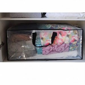 Sacs de rangement transparents robustes BSCI, extra grands, avec fermeture éclair, réutilisables, pour déménagement et transport (type sac à dos) - Product Image 2