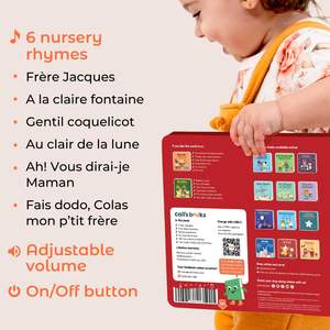 Comptines françaises rechargeables Tableau sensoriel tactile musical Livres audio d'apprentissage précoce pour enfants - Product Image 5