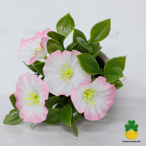 Mini Planta Artificial de Gloría de la Mañana en Maceta, Flor de Petunia de PE, Bonsái para Decoración de Hogar, Oficina, Escritorio, Navidad y Bodas - Product Image 2