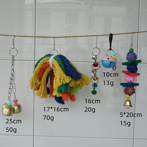 Factory Wholesale 7 Pack <strong>Bird</strong> <strong>Toys</strong> Colorful Swing Bells <strong>Bird</strong> Parrot <strong>Toy</strong> <strong>Bird</strong> <strong>Cages</strong> Pet Accessories - Product Image 4