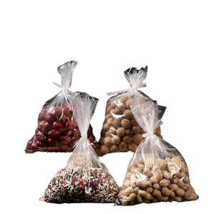 Wholesale Custom Die <b>Cut</b> Flat Mouth Pocket Bag High Pressure LDPE Food Grade Transparent Clear Supermarket Recyclable Big Roll - Product Image 1