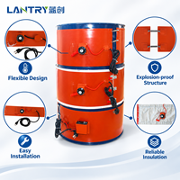 LANCHUANG Veste chauffante en gel de silice antidéflagrante personnalisée avec garantie d'un an pour fûts chimiques et réservoirs de process
