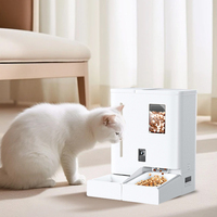 Distributeur d'eau et de nourriture pour animaux de compagnie Wifi automatique et intelligent pour chats et chiens avec minuterie contrôlée par APP