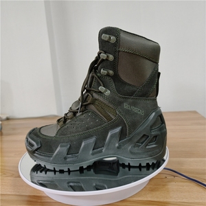 Bottes tactiques légères en daim TSB08 avec injection de PU haute densité, coupe haute et bottes montantes - Product Image 1