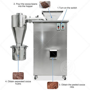 Máquina Desgranadora de Granos de Cacao ORME, Máquina para Pelar Vainas de Cacao, Máquina de Descascarillado y Limpieza para Granos de Cacao - Product Image 3