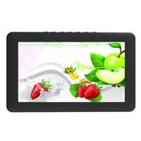 Mini téléviseur portable de 9 pouces avec batterie, entrée AV, entrée USB, téléviseurs LCD LED