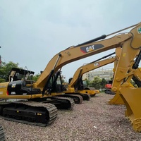Excavatrice sur chenilles hydraulique Caterpillar 329d2l puissante, fiable et hautement efficace, moteur de 30 tonnes pour travaux de terrassement, carrière et routes